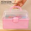 Three-layer Stationery Case Foldable Toy Box New Nail Art Organizer