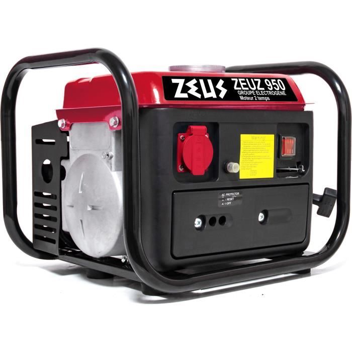 ZEUS Groupe électrogène 720W à moteur essence 2 temps ZEUZ 950