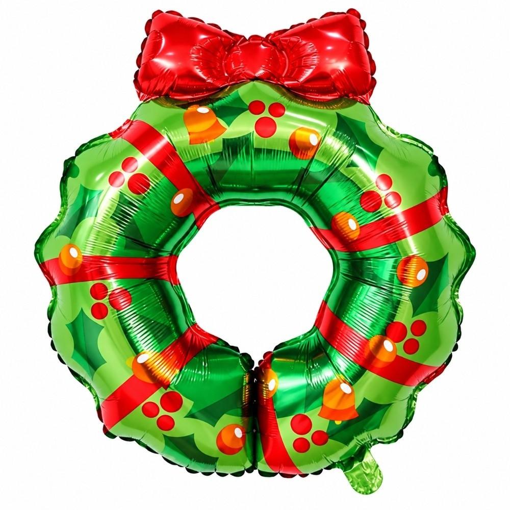 Santa Claus/Bow/Wreath Santa Claus Balloon Holiday Balloon Decorations Holiday Event Decoration
