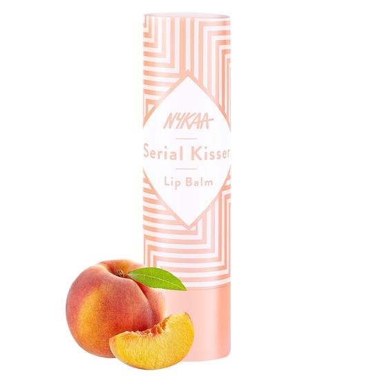 Nykaa Serial Kisser Lip Balm (Peach),1 Count