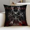 Metal AArch EnemyS Cushion Cover Breathable and skinfriendly linen pillowcase square removable and washable cushion