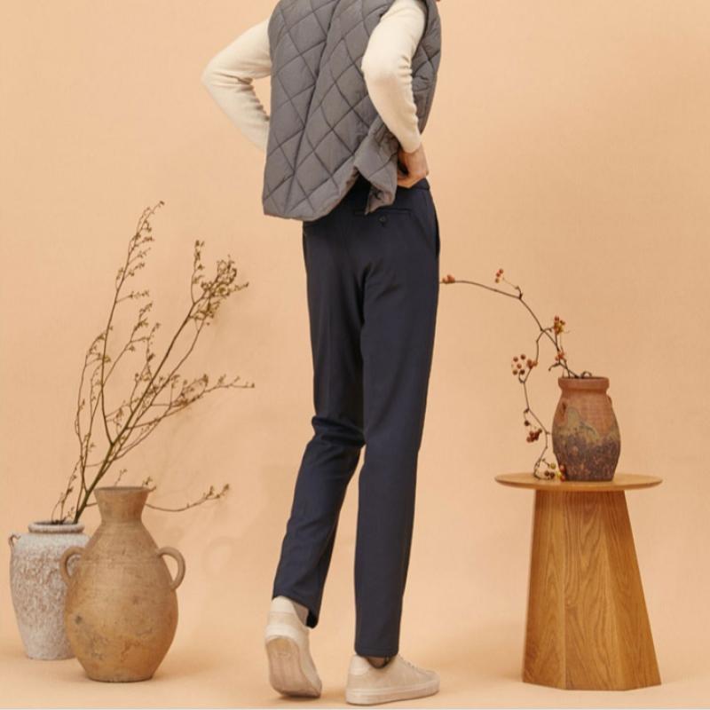 Bang Bang Men S Ultra Warm Bonded Single Pleat pantS 1 Of 3
