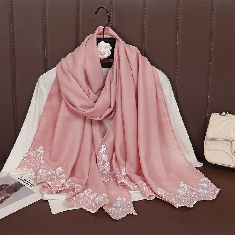 Women Big Size Plain Solid Cotton Rayon Hijab Scarf Lady High Quality Wraps and Shawls Musulman Headband Islamic Turban Ramadan