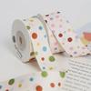 Polka Dot Ribbon Bow Fabric for DIY Gift and Bouquet Packaging