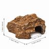 Resin Resin Rock Simulation Flat Base Hideout Decor Decorative Natural Rock Design  Pet Enclosure