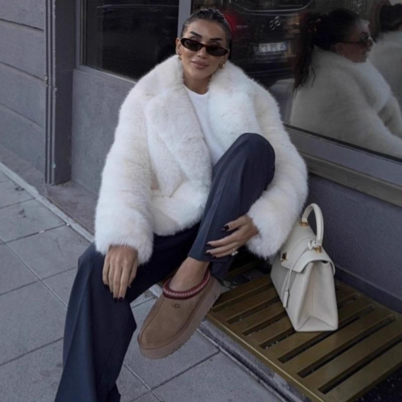 Spice girl с высоким темпераментом, искусственный мех, экологически чистый, пушистый, короткий, теплый, свободный, универсальный, модный, новый, зимний, для девочек