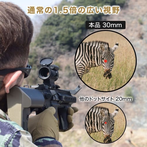 Vector Optics Nautilus SCRD-26 2nd Generation 1x Dot Sight (30mm Lens Diameter) [Zeroing Manual Included]