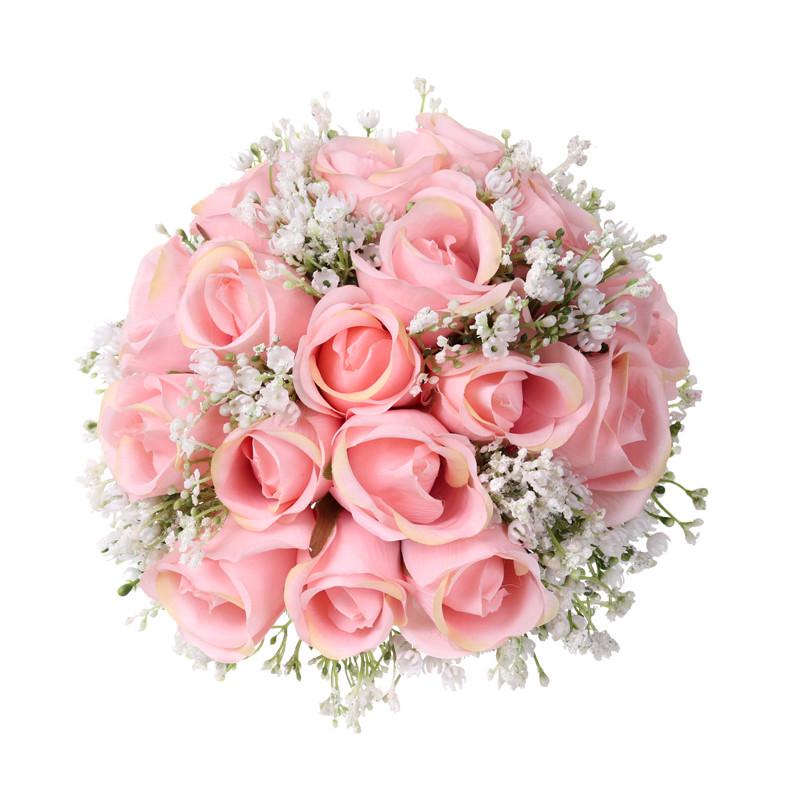 Wedding Bouquet Bouquet Pearl Bridesmaid Wedding Bouquet Bride Artificial Silk Flower