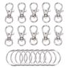50Pcs Metal Swivel Lobster Clasps Clips Hook Diy Jewelry Craft