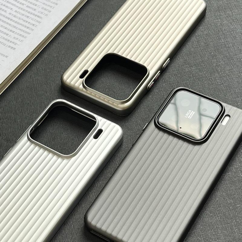 Магнитный чехол для Xiaomi 15, чехол с матовой полоской, жесткая легкая задняя крышка из ПК для Mi 15, корпус, устойчивый к отпечаткам пальцев, бампер