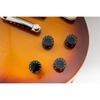 Musiclily Pro Notched Speed Metric for Epiphone LP Les Paul SG Electric Knobs, Standard, Guitars, Black, 4-Pack