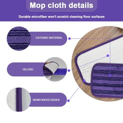 Насадки для швабры Swiffer PowerMop Многоразовые насадки из микрофибры для швабры-пауэрмопа Моющиеся сменные салфетки для разных поверхностей