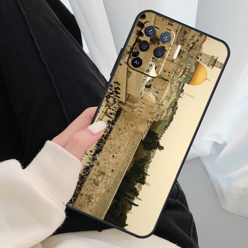 Иерусалим Западная Стена Плача Чехол Для Oppo A96 A76 A16 A60 A98 A58 A78 A18 A38 A80 A40 A77 A57 A17 A74 A54 A94 A15 A5 Pro