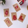 Бирки из крафт-бумаги Ручная работа Сделай сам Декоративные бирки Рождественские упаковочные бирки Милые Для рождественской вечеринки Фестиваль Поделки Украшение