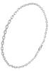 Shinjuku Gin No Kura Azuki Chain Silver 925 Simple Chain 4-Sided Anklet, 26cm, Men's Silver, Ankle, Foot, Summer, Beach,