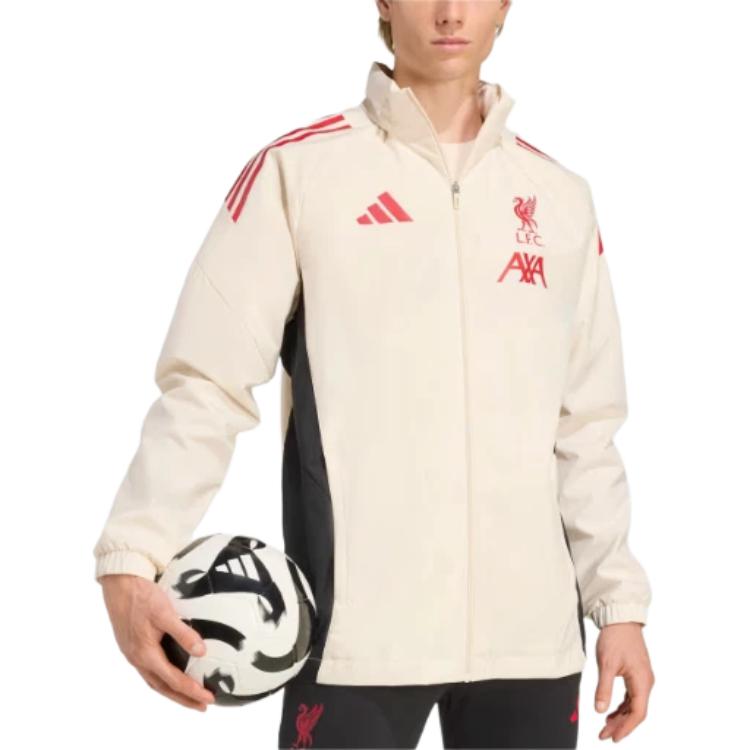 adidas Полосатая куртка с капюшоном на молнии с длинными рукавами Мужская куртка JV6554