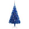 Day and Night - Day and Night Pre-lit Christmas Tree with Lights and Blue Balls 120 Cm