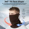 Winter Neck Gaiter Warmer for Men Women Windproof Fleece Lined Thermal Face Cushion Scarf Cold Weather Sport Accessory