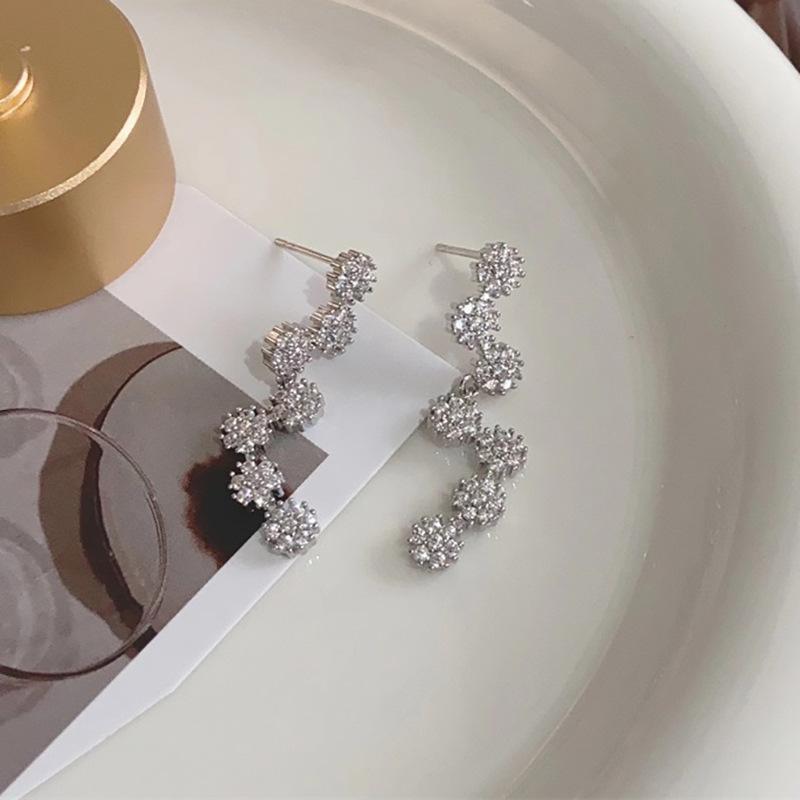 Lindon модные серьги-капли из медного сплава с цирконом для женщин, подарки на свадьбу