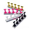 Set of 5 Nail Art Display Stands, Acrylic Base Magnetic Chess Stand for Displaying Nail Tips