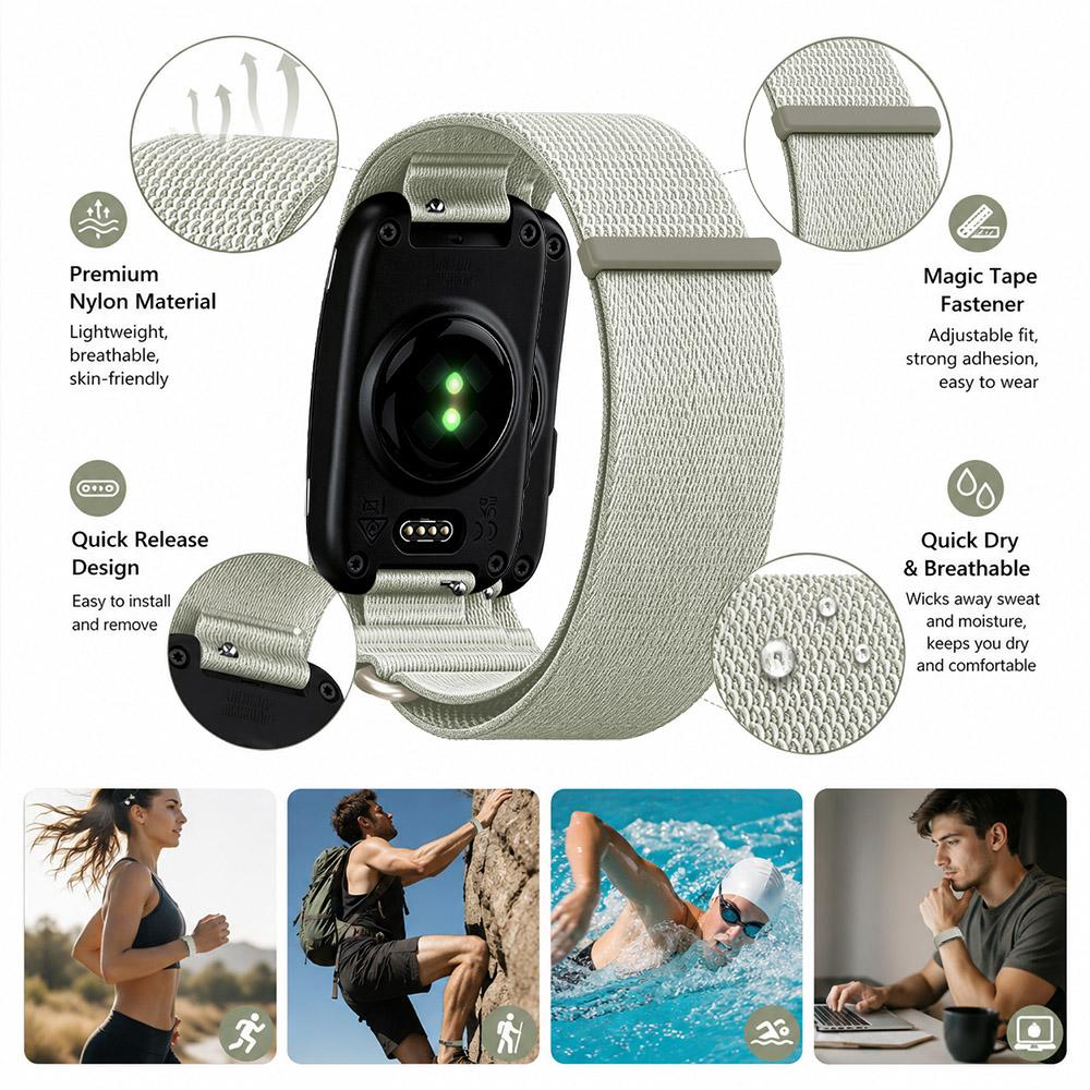 Легкий регулируемый эластичный браслет для Garmin CIRQA Мягкий нейлоновый ремешок Смарт-браслет Запасная часть для Garmin CIRQA