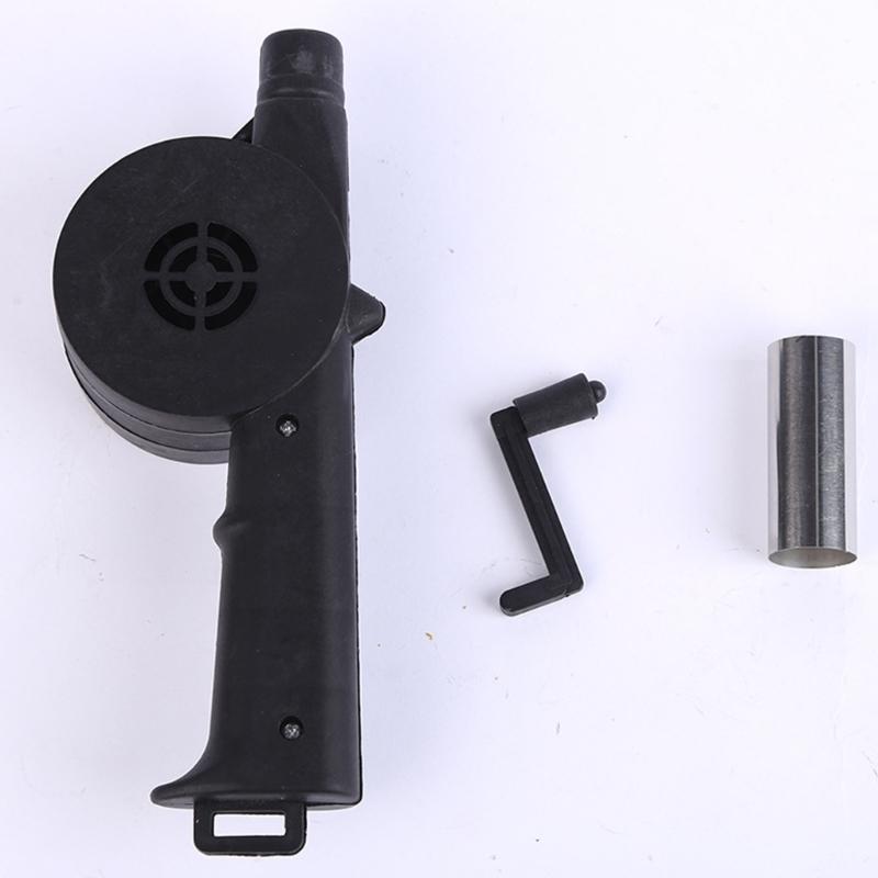 Ручной вентилятор Компактный вентилятор для походной плиты со съемной ручкой для пикников, походов