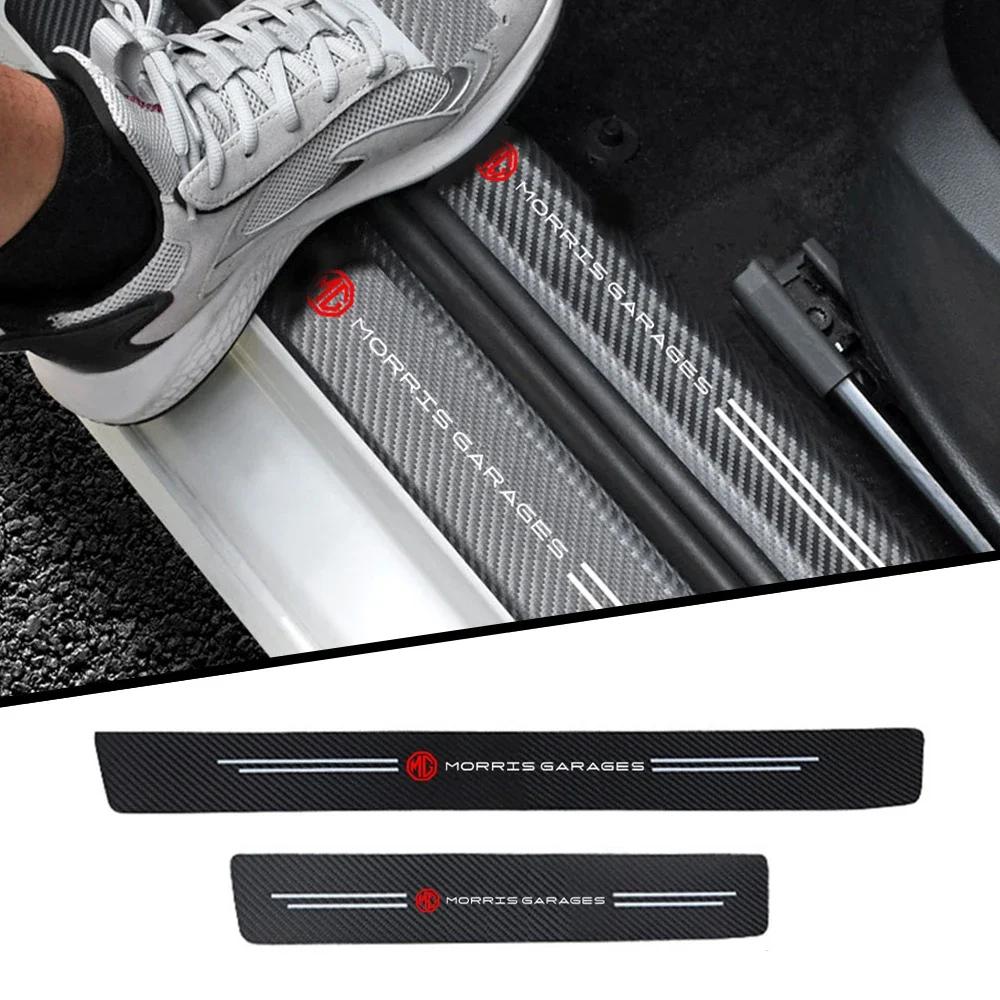 Car Door Sill Protector Trunk Bumper Threshold Stickers Decals for MG Morris Garages 6 350 42 550 ZT 7 ZS HS GS 3 TF 5 RX5 ZR GT xus1