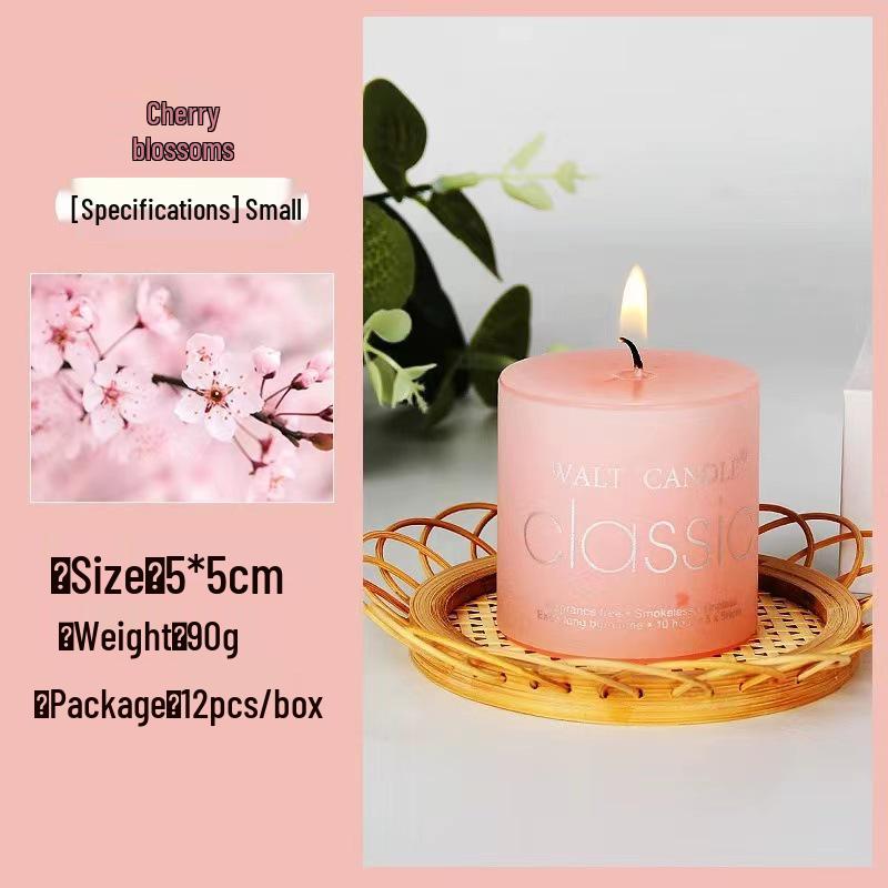 Красочные цилиндрические ароматические свечи - Бездымные для экстренных случаев, свадеб, дней рождения и украшения церкви или отеля