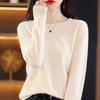 Spring and Autumn Round Neck Knitted Sweater Women's Long-sleeved Loose Fashion Bottoming Shirt Top