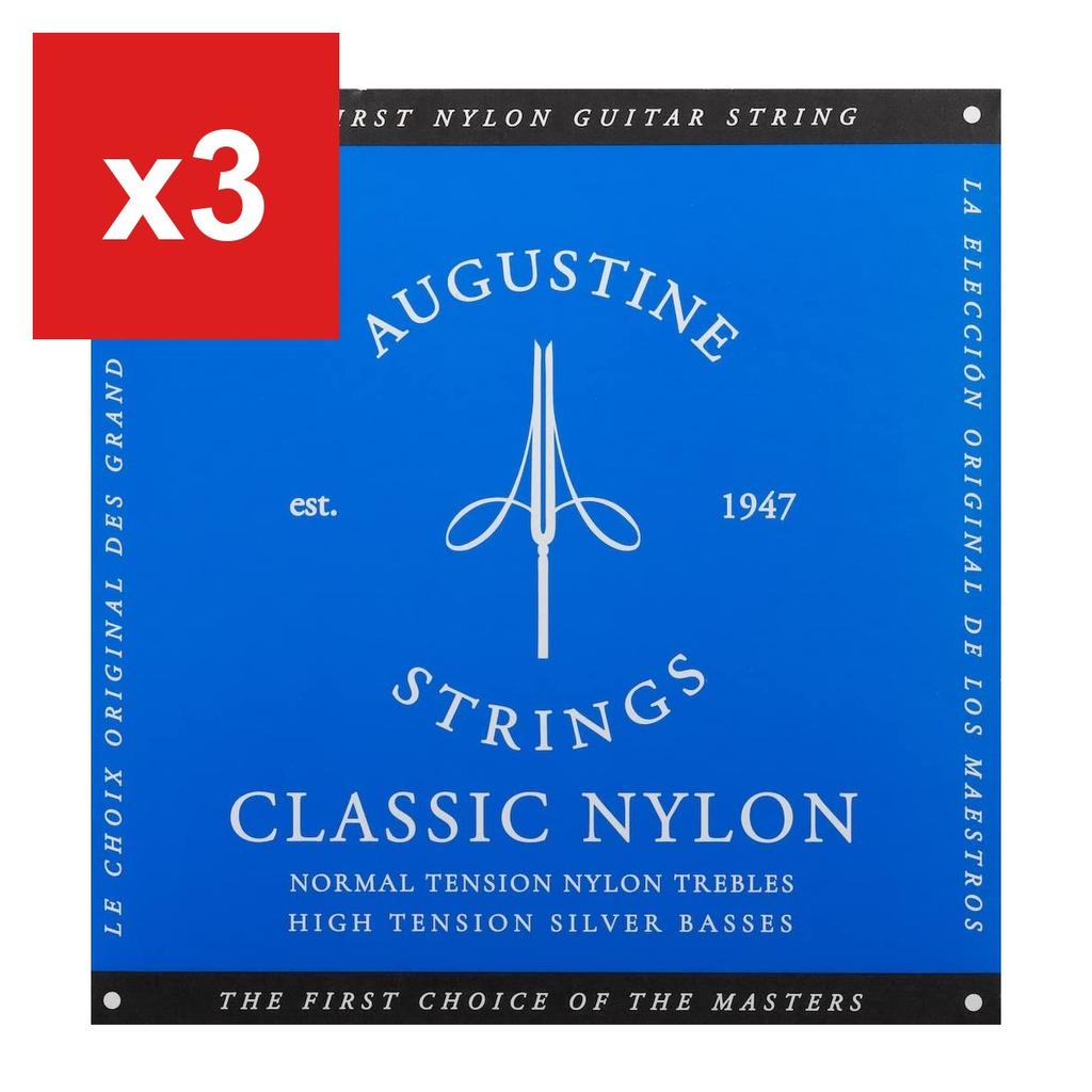 Струны для классической гитары Augustine BLUE SET Высокое натяжение