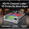 Mingda AD-F4 3D Channel Letter Printer 1200*800mm 3D Printer for Business Shop and Storefront Signage