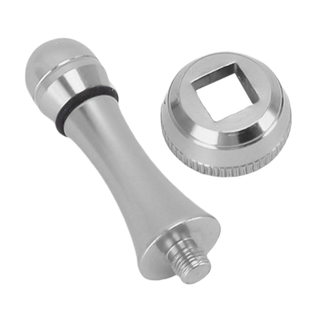 Fishing Reel Balance Rod Anti Collision Aluminum Alloy Weighted Balance Rod Fishing Accessory Silver