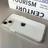 Роскошный прозрачный мягкий акриловый чехол для телефона для IPhone 16 15 14 13 12 11 Pro Max XS X XR Mini Противоударная защитная крышка