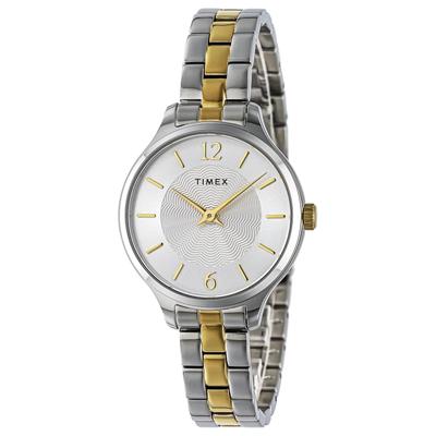 TIMEX Часы Trend, Кварцевый механизм, Водостойкие, Минеральное стекло, Серебристый циферблат, Унисекс, TW2W98100 [Оригинал]