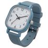 Watch Analog Silicone Strap Rectangular Burg Blue [Fieldwork] Women's YM121-4