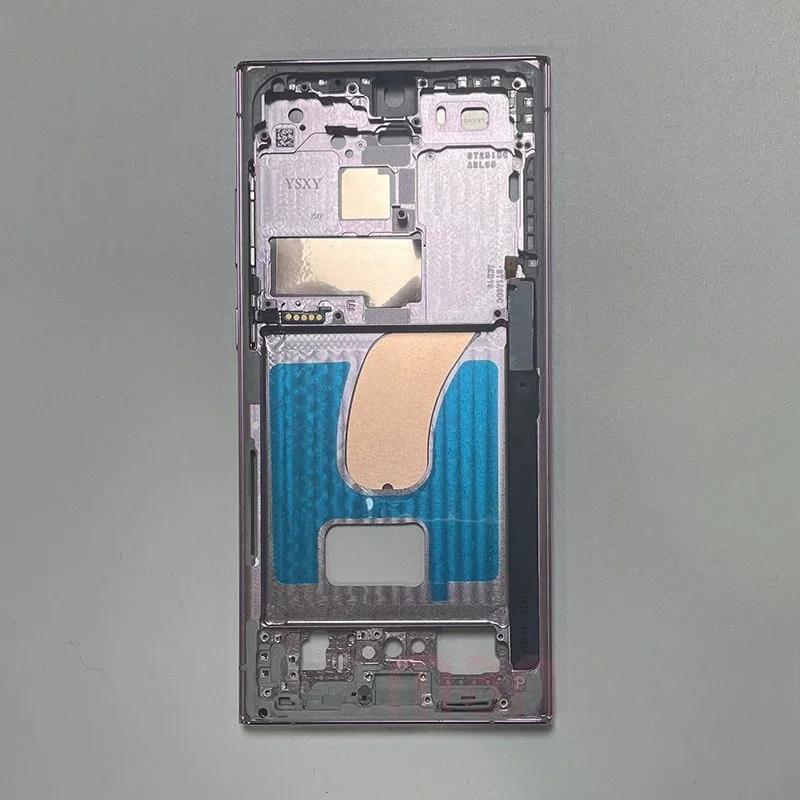 Для Samsung Galaxy S23 Ultra Средняя рамка Рамка Дисплей LCD Запасные части для ремонта