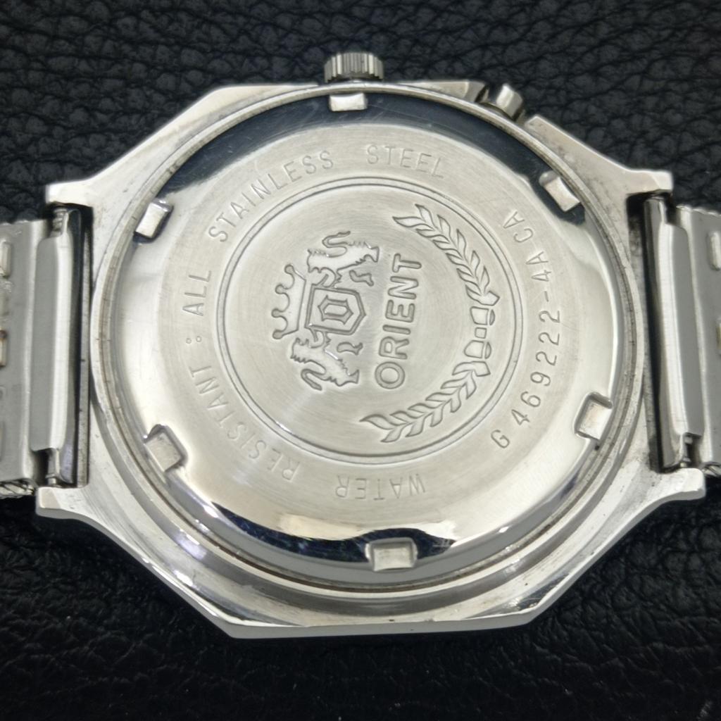 АВТОМАТИЧЕСКИЕ ВИНТАЖНЫЕ ЧАСЫ ORIENT CRYSTAL 46941 ЯПОНИЯ МУЖСКИЕ ОРИГИНАЛЬНЫЙ ЦИФЕРБЛАТ a703474-1 R213c-a703474