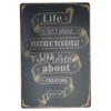 Винтажные предупреждающие жестяные таблички Шебби-шик Тарелка Металлический декор Для семьи Бар Кафе туалет Мужская пещера Украшение личности