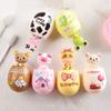Plastic Animal Egg-shaped Toothbrush Holder Double Suction Cup Toothbrush Rack  Bathroom