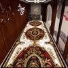 European Style Non-slip Long Corridor Carpet Decoration Home Light Luxury Runners Entryway Washable Rug Lobby Customizable Mat