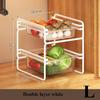 Scalable Kitchen Storage Rack Waterproof Antirust Withdrawable Type Storage Racks Household Simplicity Vegetable Fruit Basket
