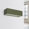 Rigata ceramic wall lamp, olive green
