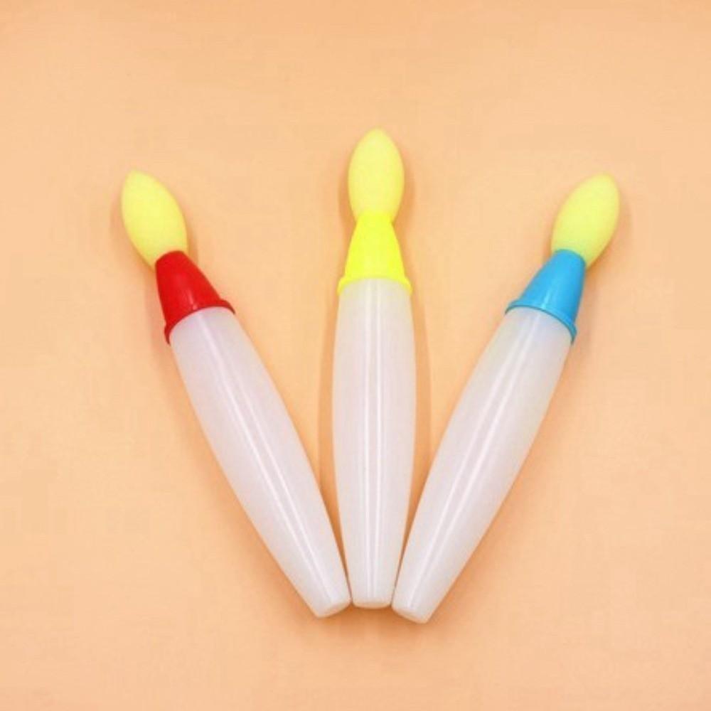 3Pcs Creative Round Applicators DIY Straight Liquid Dauber Sponge Drawing Beginners