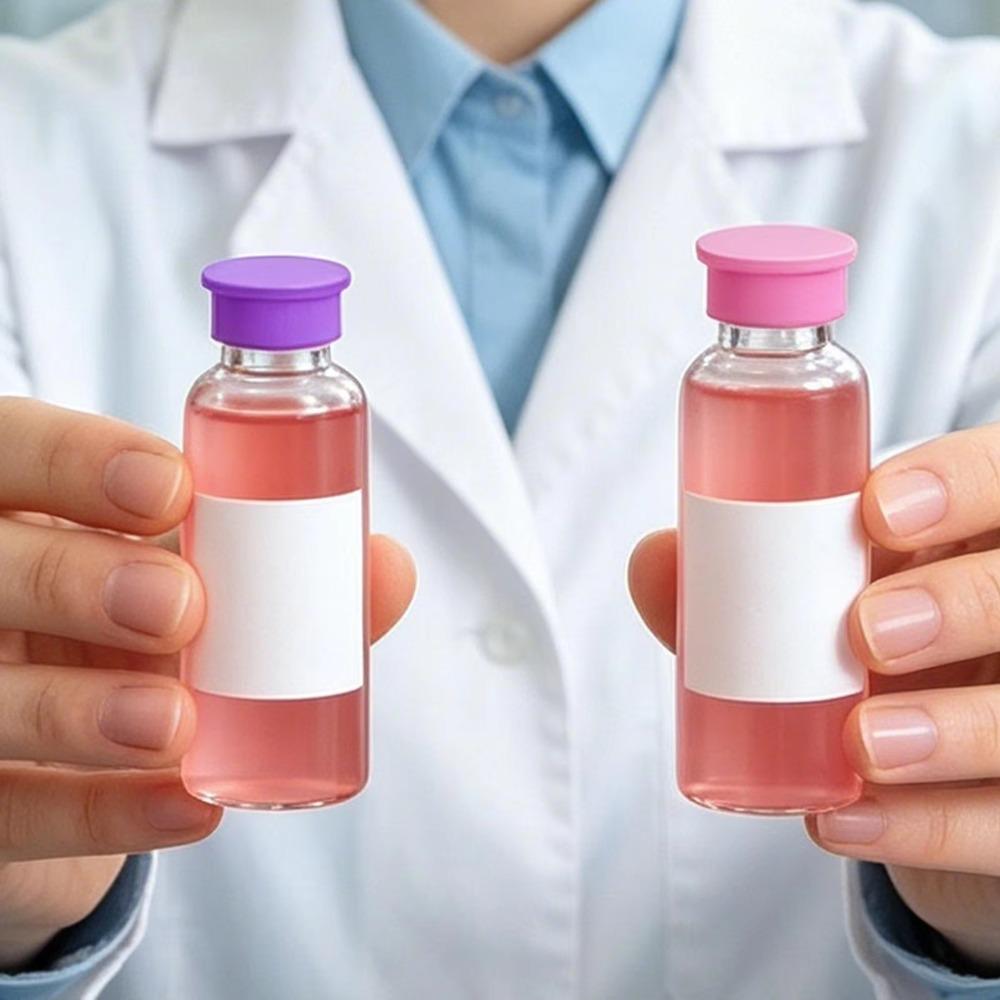6/12Pcs Leak Proof Vial Seal Covers Evaporation Proof Protective Vial Caps  Lab Research