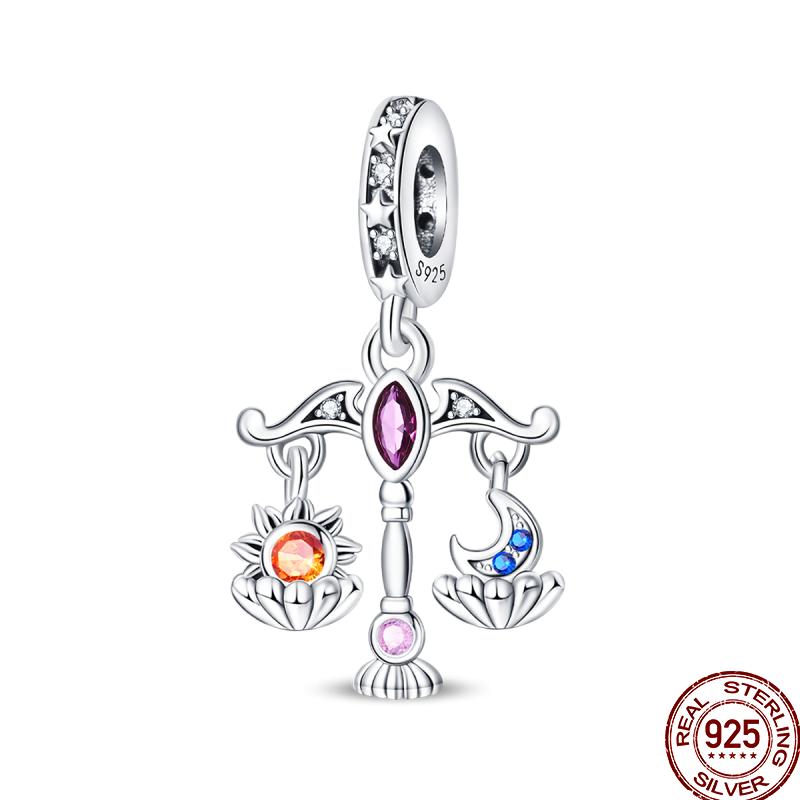 Copper Cross Bible Dove Holy Blessing Demon Eye Shiny Charm Bead Fit Pan Original Bracelet Diy Exquisite