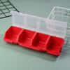Plastic Sorting Box Multi-Compartment Organizer Box Tool Part Container Bin with Lid Display Storage Case Enduring