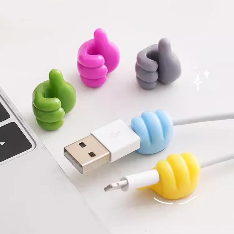 10 шт. крючок-держатель для большого пальца, устройство для хранения и фиксации кабелей для передачи данных, самоклеящийся крючок без пробивания отверстий, органайзер для кабелей