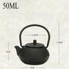 900ML Teapot Iron Tea Kettle High-capacity for Boiling Water Kitchen Teaware Drinkware Set Oolong Tabletop Decor Charcoal Stove