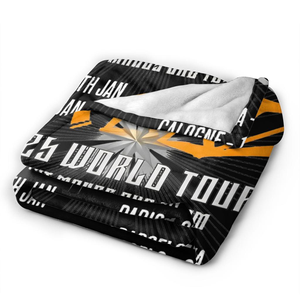 ATEEZ 2025 Towards the Light Tour Throw Blanket for Couch  Soft Fuzzy Plush Blanket Multiple Sizes Bedspreads for All Seasons