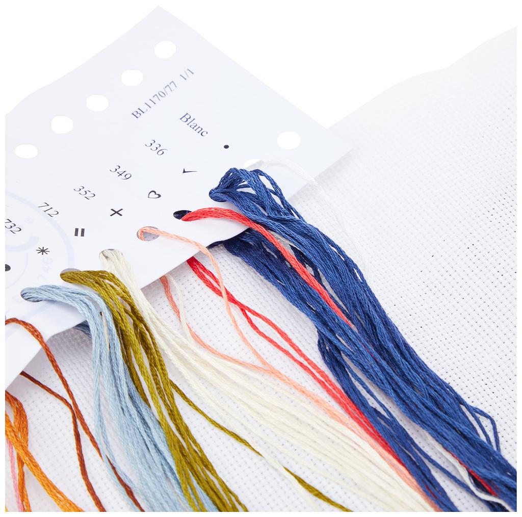 DMC Imported Embroidery Kit William Morris Strawberry Thief Bookmark Size Width 6 X Length BL1170 19.5cm